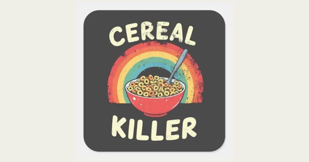 Cereal Killer Breakfast Food Pun