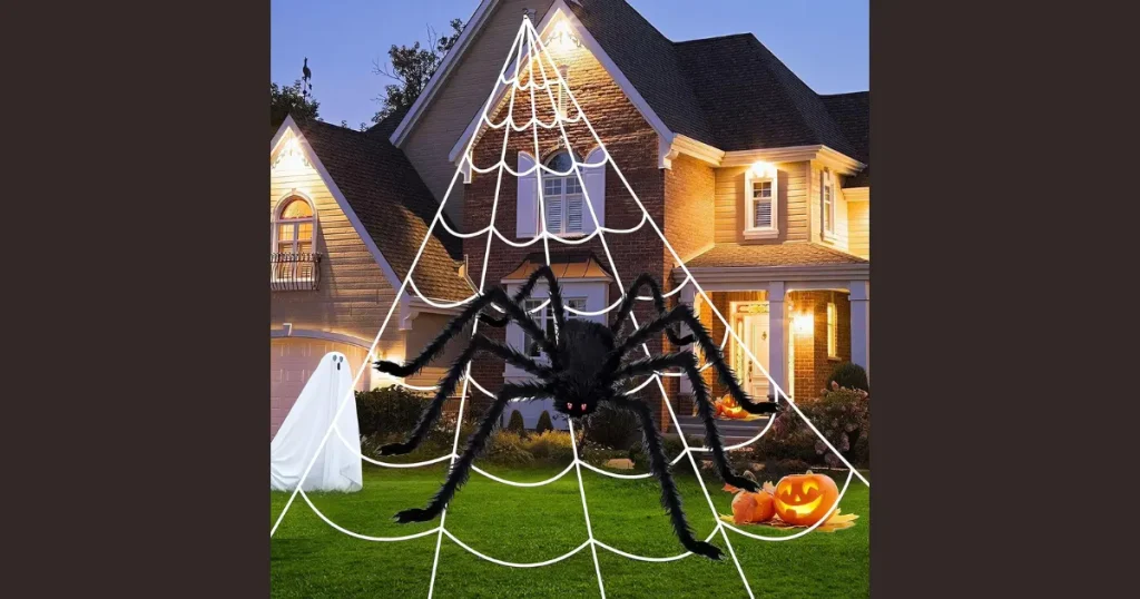 Chic Giant Rope Porch Spiderweb