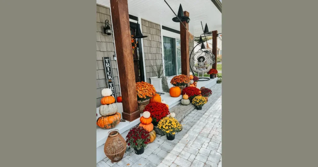 Top Floating Porch Witch Broomsticks