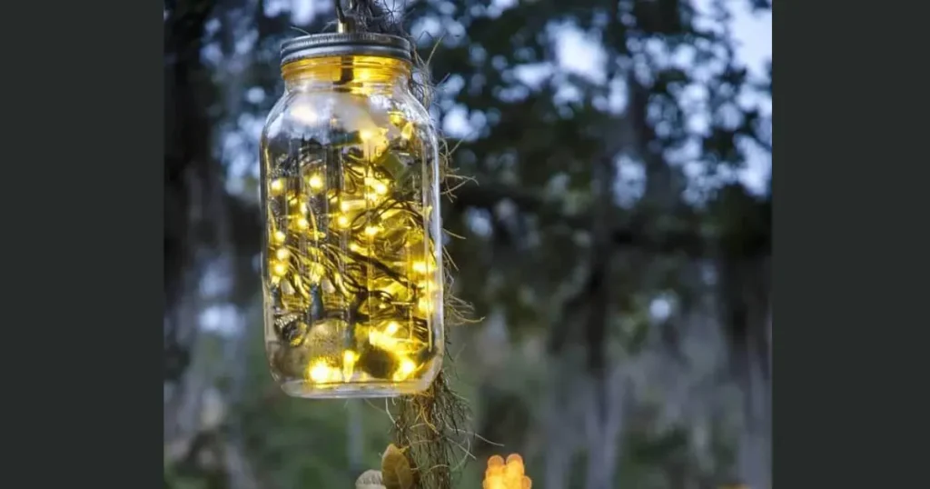 Chic Floating Mason Jar Porch Lanterns