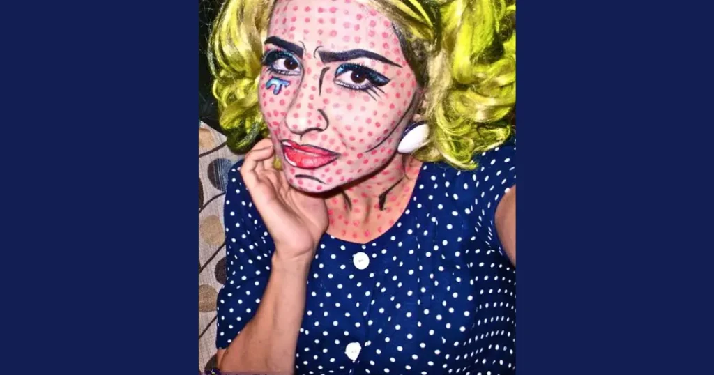 Retro Pop Art Comic Book Woman