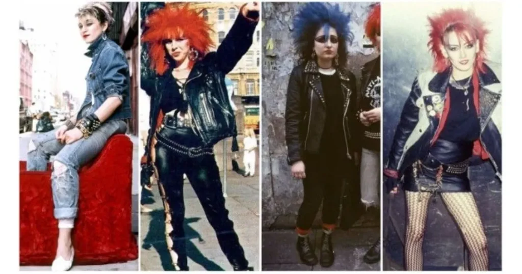 Bold 1980s Hair Metal Rocker Style