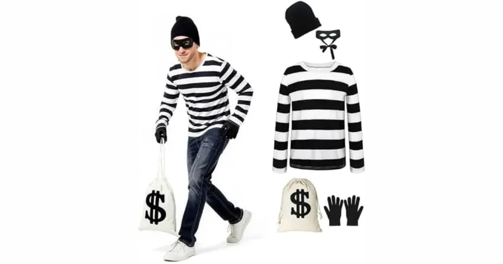Stealthy Striped Cat Burglar