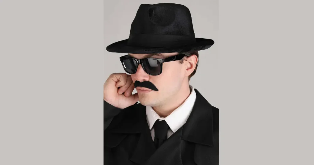 Classic Men in Black Secret Agent Look