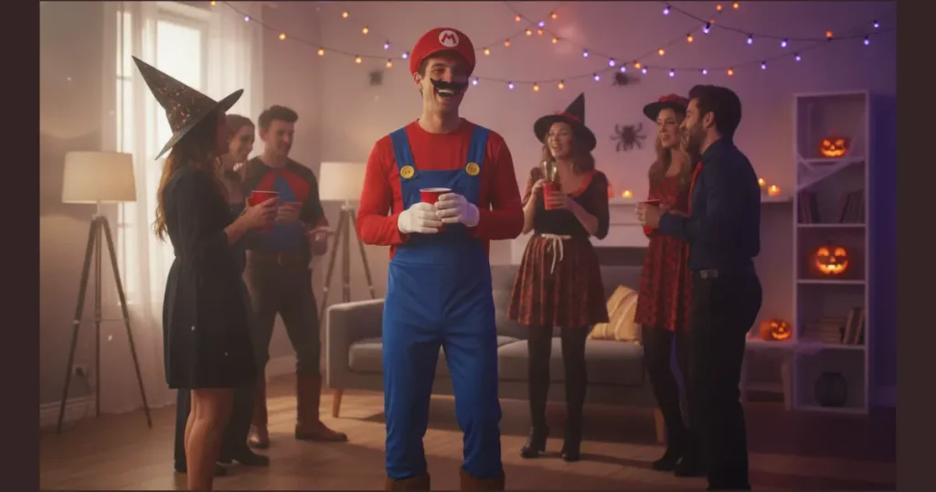 Classic Retro Arcade Plumber Suit