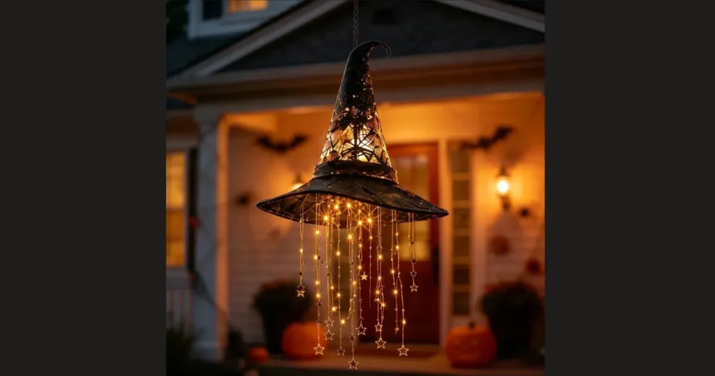 Top Floating Witch Hat Porch Luminaries