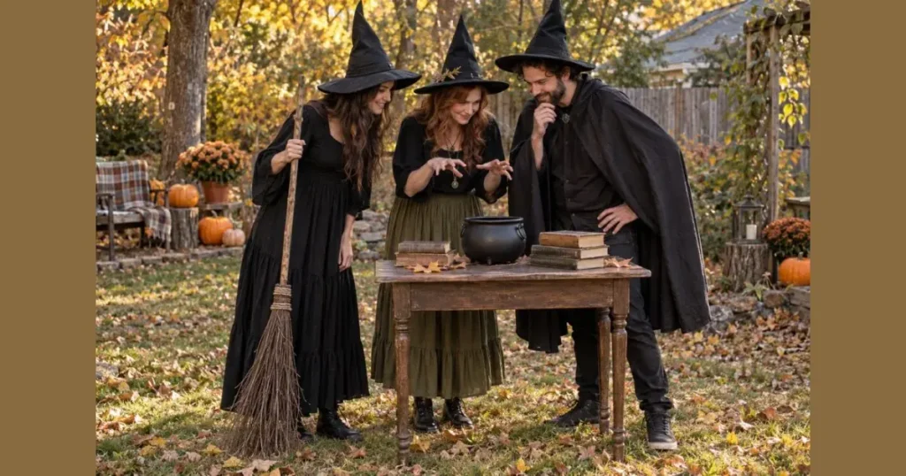 Spooky Vintage Storybook Witch Ensemble