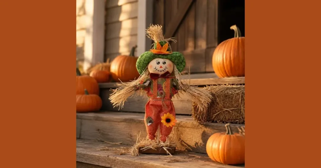Rustic Farmhouse Scarecrow Duo