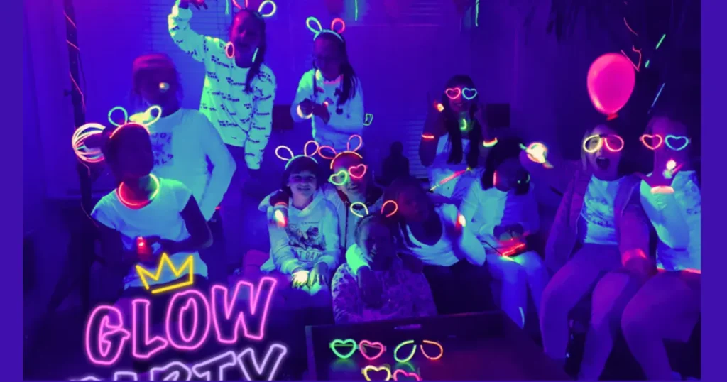 Chic Black Light Glow Dance Party
