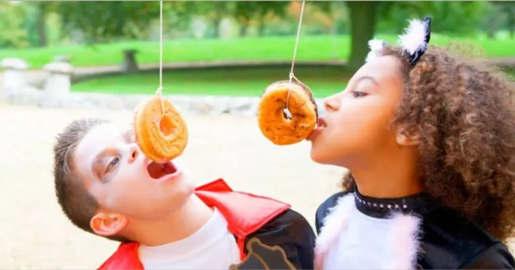 Spooky Doughnut on a String Game