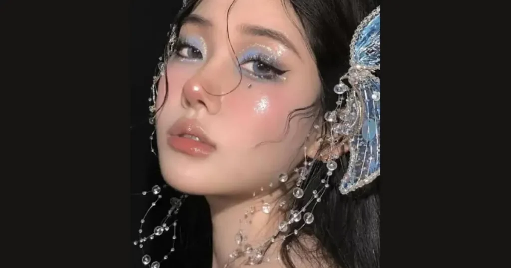 Affordable Shimmering Siren Mermaid Scales Makeup