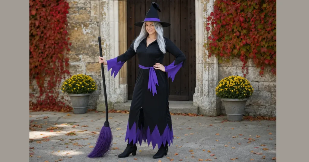 Top Vintage Velvet Witch Ensemble