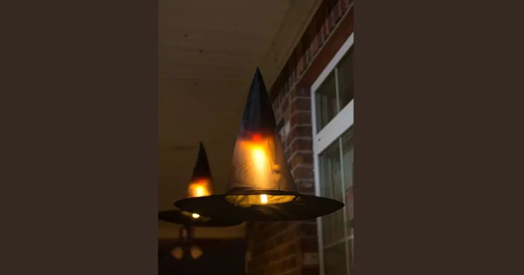 Top Floating Witch Hat Indoor Luminaries