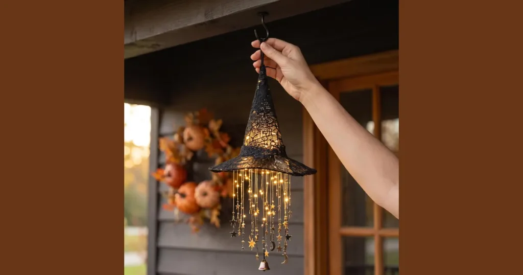 Top Floating Witch Hat Porch Luminaries