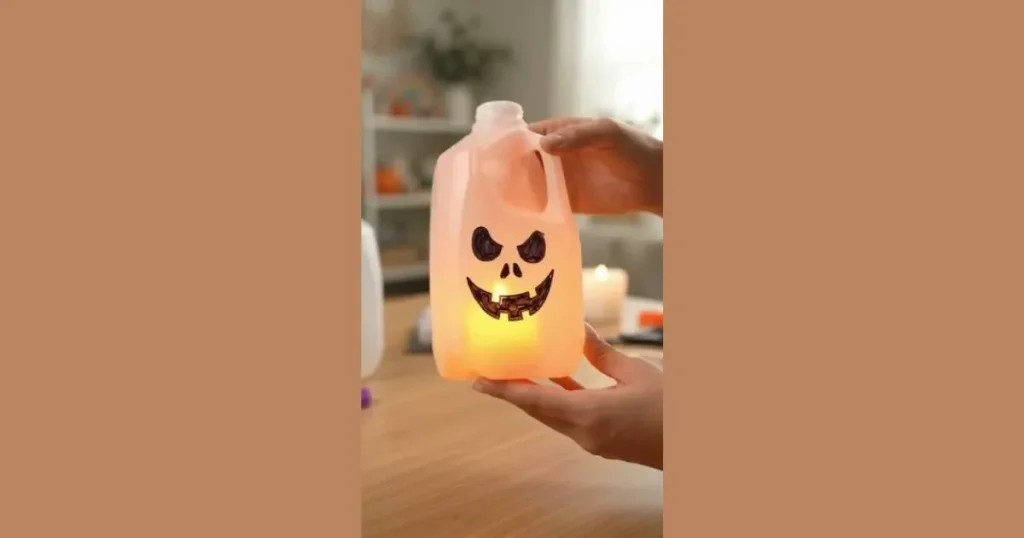 Affordable Glowing Milk Jug Ghost Lanterns