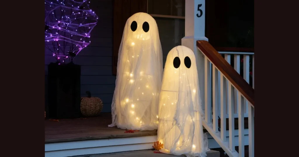 Affordable Tomato Cage Yard Ghosts