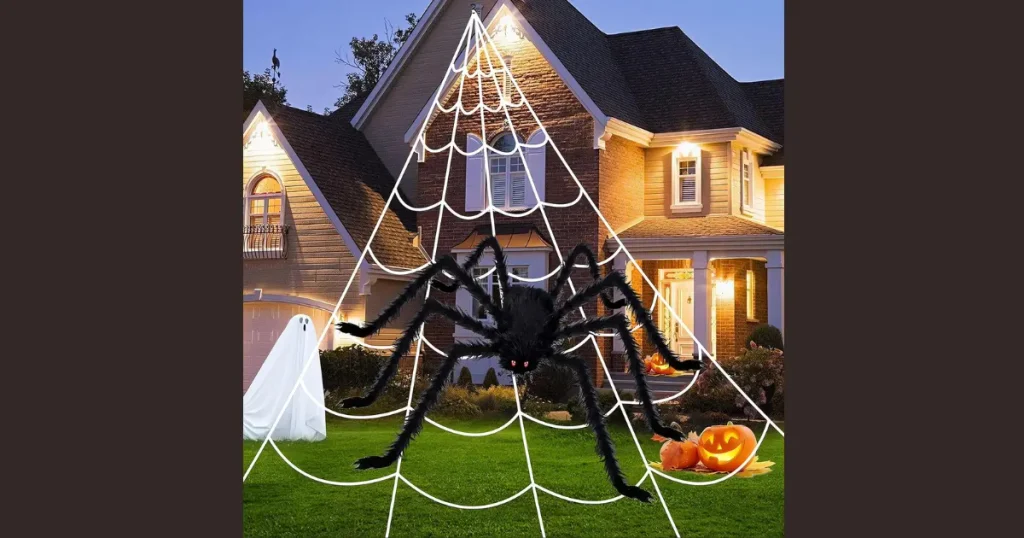 Chic Giant Rope Porch Spiderweb