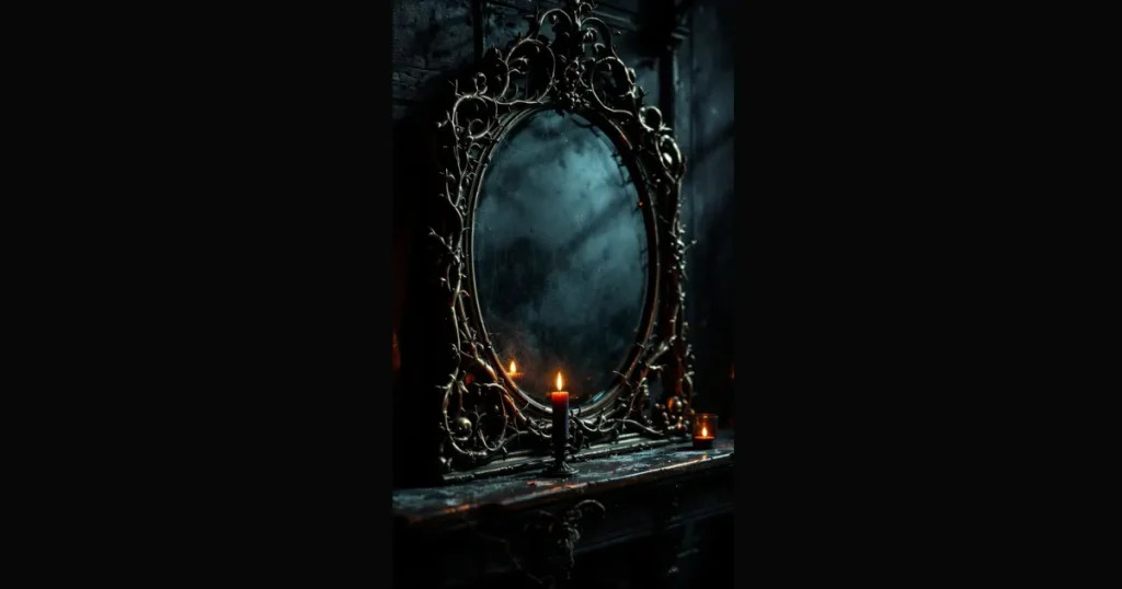 Affordable Haunted Antique Mirror Silhouette