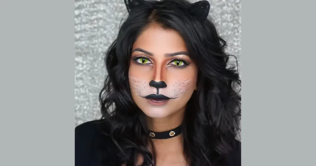 Affordable Feline Black Cat Whisker Makeup