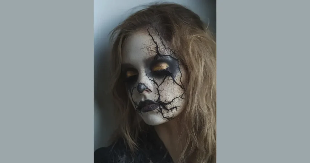 Eerie Haunted Ghost Hollow Eyes Makeup