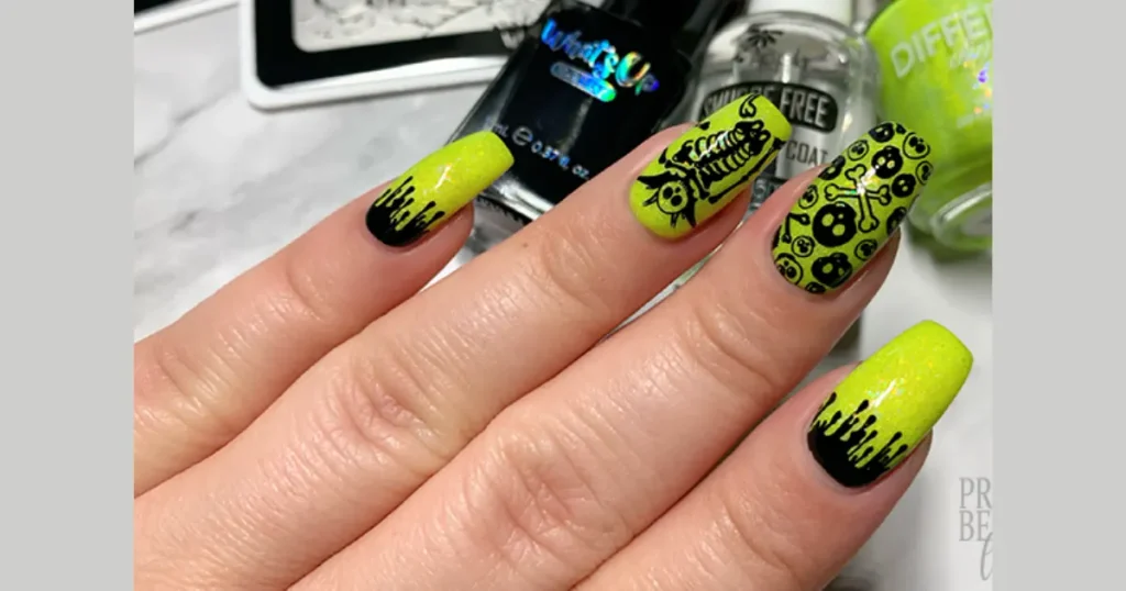 Best Neon Green Toxic Slime Nails