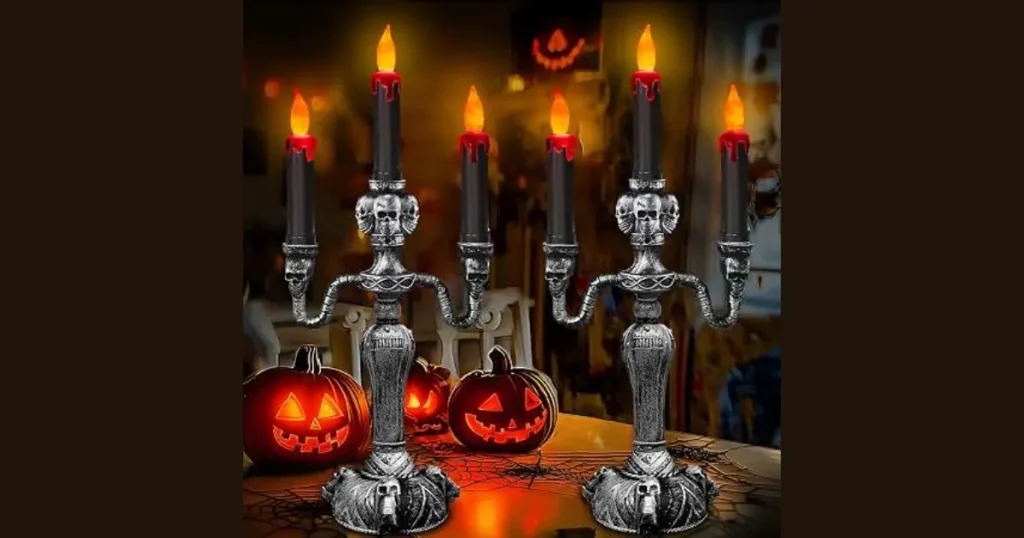 Best Hanging Black Taper Candle Chandelier
