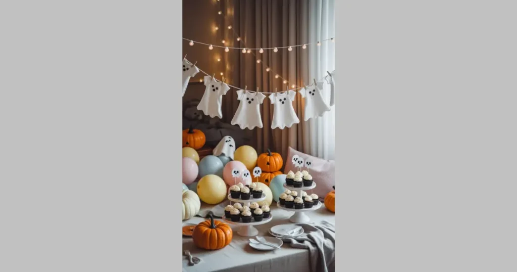 Playful Spooky Autumn Cider and Doughnut Shower Theme
