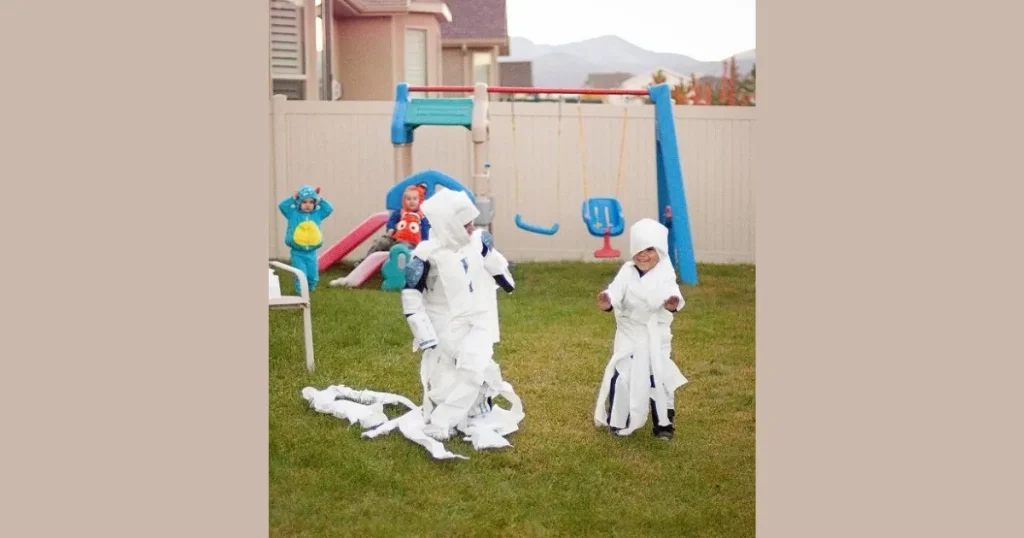 Affordable Mummy Wrap Relay Race