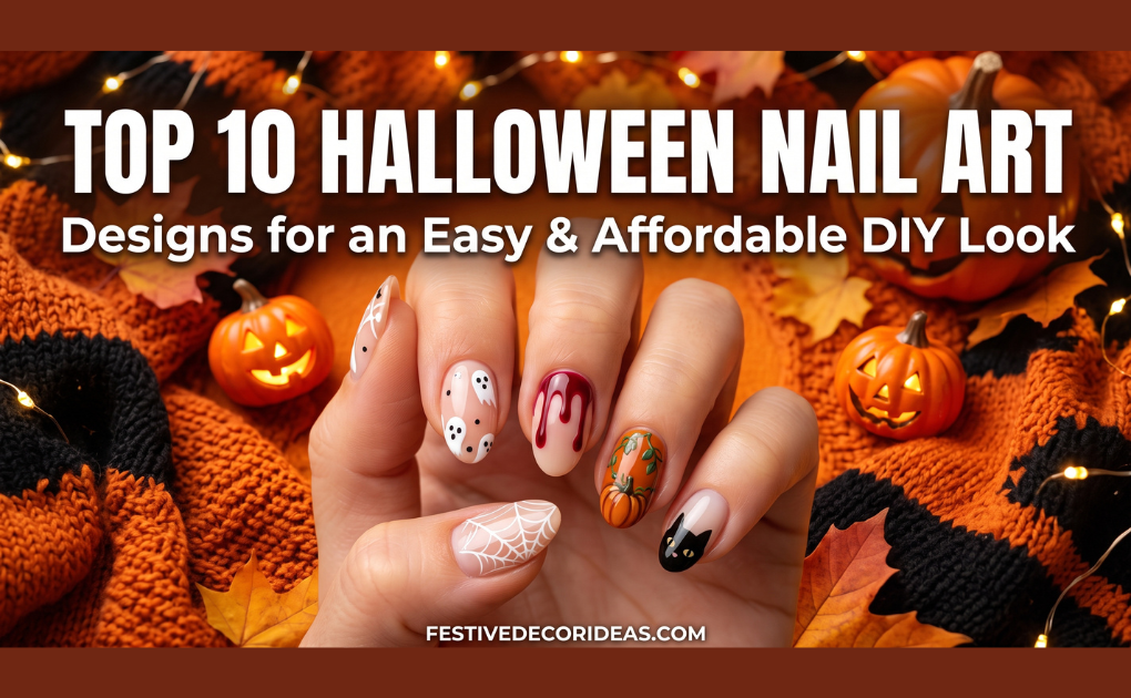 halloween nail art