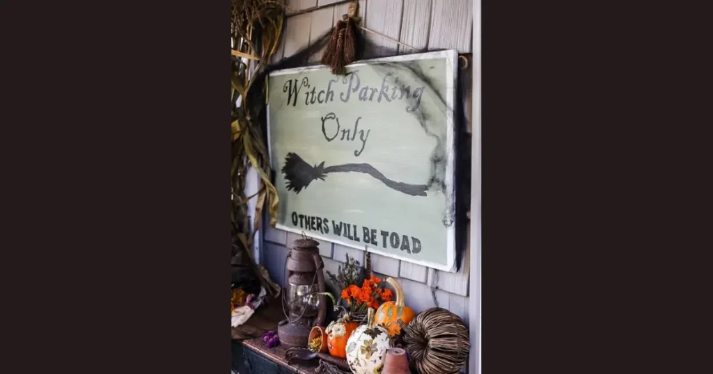 Affordable Ghost Parking Only Porch Sign