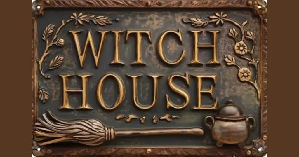 Best Beware of Witch Porch Hanging Plaque