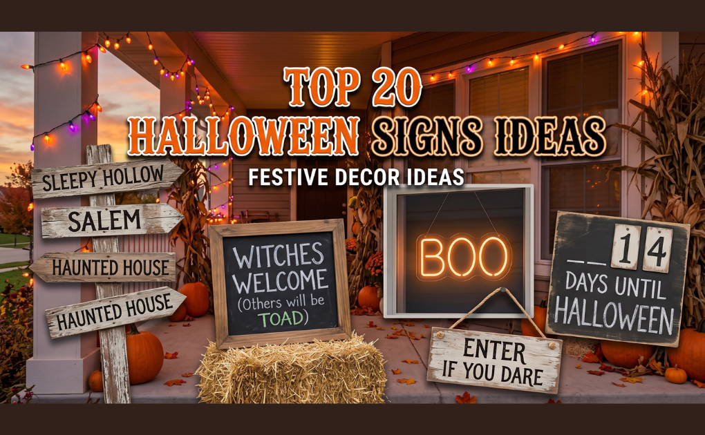 halloween signs ideas
